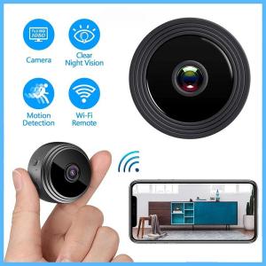 A9 HD Mini Kamera Wireless WiFi 1080P Full HD Mode Night Vision Gambar Dijamin Super Jernih Micro Mini Camera Mini CCTV Spy Camera v380 Kecil Smart Ip | Kamera Tersembunyi | Kamera Kecil Tersembunyi