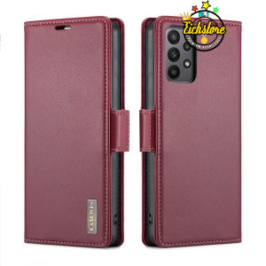 Magnetic Closure Case Samsung A52S Terbaru Premium Wallet Full 360 Degree Mewah Casing Flip Cover Auto Lock Kesing Kulit COD Bayar Di Tempat