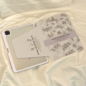 เคสiPadหมุน 360° flower Gen9 10.2 Mini7 Air6 11 Pro11 2024 Pro12.9 22/21/20 Air5 caseipad Gen11 Air7 11 Gen6 9.7 Pro11 2022/21/20 Air2/1 9.7 Gen8/7 10.2