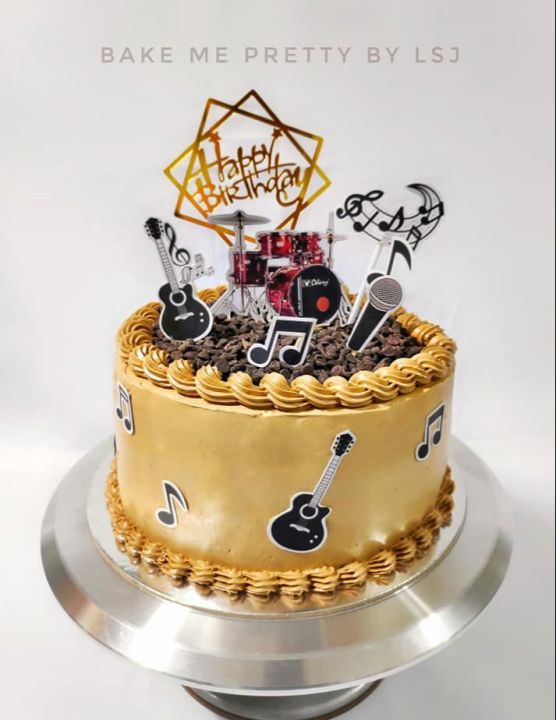 Musician Birthday Drum Set Cake Topper,drum Kit Birthday Cake Topper,rockstar  50th Birthday Rock N Roll Drummer Cake Topper,a408 - Etsy | Birthday cake  toppers, Happy birthday beatles, Cake toppers