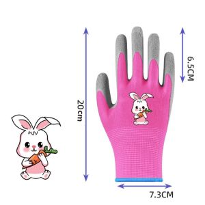 GENENIC Waterproof Kid Gardening Gloves Non-Slip Breathable Children Protective Glove Portable Safety Garden Work Gloves Home