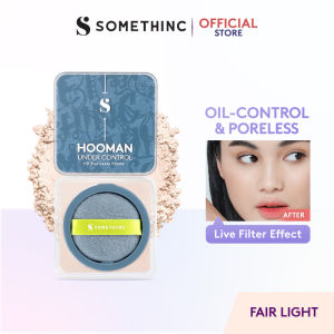 SOMETHINC HOOMAN Under Control HD Blur Loose Powder - Bedak Tabur Super Halus Untuk Menahan Minyak Hingga 16 Jam | Mampu Menyamarkan Pori Menghaluskan Tekstur Kulit Dan Memberikan Filter Effect Secara Instan