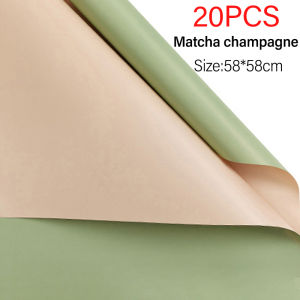 20PCS Bi-color Flower Wrapping Paper Set Gift Wrapping Paper Set Convenient For DIY Flower Arrangements