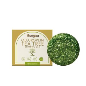 Tea Tree Shampoo Bar Dandruff Removal Oil Control Scalp Cleansing Damaged Hair Repair Natural Herbal Solid Hair Soap 60g