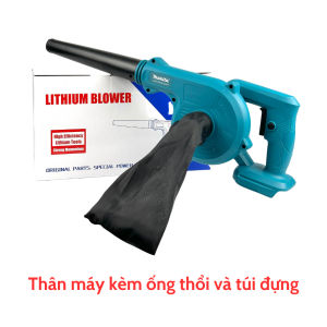 Máy thổi bụi cầm tay dùng pin Makita 199v nhập ngoại máy thổi hút bụi cầm tay công suất lớn thổi hút khỏe sạch sẽ bảo hành 12 tháng đổi mới
