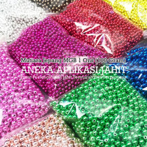 MUTIARA JEPANG MGB 3 DAN 4 MM 1 ONS (100 GRAM)