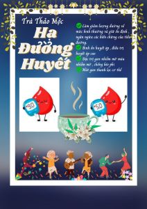 Trà Hạ Đường Huyết túi lọc Giảm tiểu đường Giảm các biến chứng tiểu đường - 1 bịch 40 túi lọc - Trà Đông Y Việt