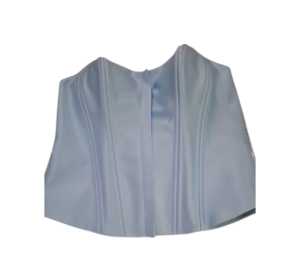 Kamisol Ala Kita Dalaman Khusus Kebaya 12-16 Tulang Resleting Depan Kualitas Butik Warna Ice Blue