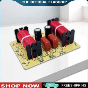 [HOSHIN] 3 Way Speaker Frequency Divider 150W HiFi Audio Crossover Filter Treble Midrange Bass Circuit Treble Midrange Bass Module for Professional Or Home Use