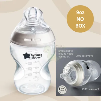 Tommee Tippee Closer to Nature / Natural Start Baby Feeding Bottle 5oz 9oz 11oz 150ml 260ml 340ml Botol Susu (Single LOOSE Pack)