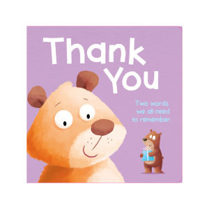 Teach Children To Say Thank You Board Book For Kids With Beautiful Illustrations