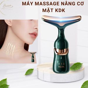Máy massage nâng cơ mặt 3 in 1 KDK máy di tinh chất giúp săn chắc trẻ hóa da xóa mờ nếp nhăn quầng thâm Brosi