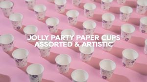JOLLY PARTY 600 Pack 3oz Bathroom Cups Paper Mouthwash Cups