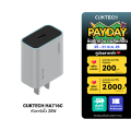 [ใช้คูปอง ลดเหลือ 269 บ.] CukTech HA716C / HA716T 20W GaN หัวชาร์จสำหรับ iPhone รองรับเทคโนโลยี PD ระบบความปลอดภัยถึง 7 ชั้น -2Y. 