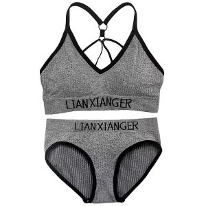 เสื้อบราโยคะสปอร์บรา🔥 ❤️【1 ชุด】🔥 ❤️ ยกทรงสำหรับสตรี สปอร์ตบราสำหรับผู้หญิง เสื้อออกกำลังกาย สปอร์บาร์ครี่งตัวมีฟองน้ำ สายไขว้หลัง