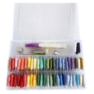 36/50/100 Color Embroidery Thread Kits with Needle Sewing Embroidery Kits Embroidery Floss Kits Crosses Stitching Thread