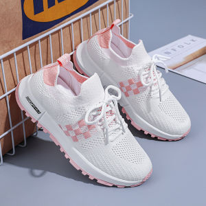 la2025 Giày Trắng Mẫu Mới Mùa Xuân Mùa Thu Giày Thể Thao Giày Chạy Bộ Nữ Nữ Đế Mềm Nhẹ Giày Thường Ngày Học Sinh