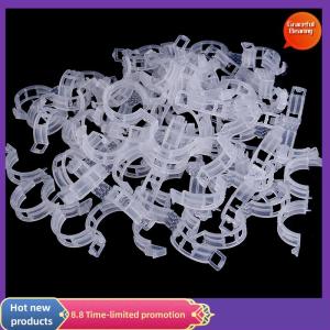 Graceful ruyifang Heishada 50pcs Trellis Tomato Clips Supports Connects Plants Vegetable Fastening Clip