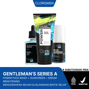 Clorismen Paket Gentlemans Series - Paket Termurah Mencerahkan Wajah