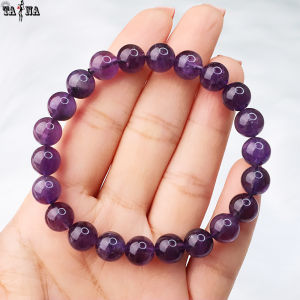 [XẢ KHO GIẢM SÂU] Vòng tay đá thạch anh tím 3A - hợp mệnh Hỏa Thổ