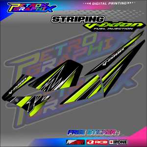 STRIPING VARIASI MOTOR VIXION OLD / STIKER LIST MOTOR VIXION OLD