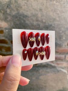 Kupal / Nail Art Custom | Runcing False | Cover Fingernail + Lem