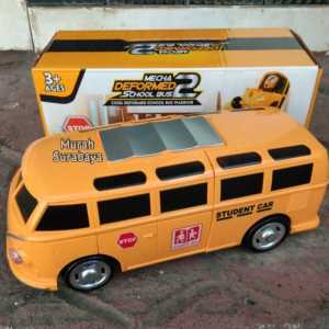 Mainan Mecha Deformed School Bus Guard World Pleace 9923 Bus Bisa Menjadi Robot Yang Keren | Mainan Anak Terbaru Dan Murah Bus Sekolah Ada Lampu Dan Suara Bisa Berbentuk Menjadi Robot Ukuran Sedang | Mainan EdukasiAnak Pakai Baterai Bus Robot