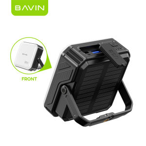 BAVIN PC1172 10000mAh Solar Powerbank Emergency Light w/ Waterproof LED Flashlight for Camping & Outdoors