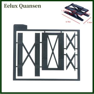 Eelux Mô hình khung đỗ xe hai tầng cho 1 64 hợp kim xe đồ chơi 3D in nhà để xe ô tô giá trang trí cảnh lắp ráp các bộ phận