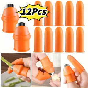 【Buy 1 get 1】12Pcs Silicone Thumb Knife for gardening and harvesting vegetables or fruits