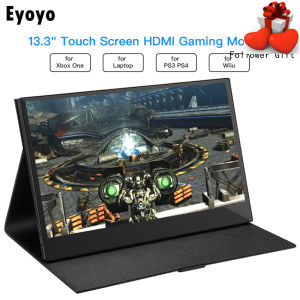 [Stock]Eyoyo Home Office 13.3นิ้วแบบพกพาเกมHDMIจอภาพIPS DualจอแสดงผลHDMIใช้งานร่วมกับRaspberry Piหน้าจอ1920X1080กล้องความละเอียด5MP 4K HDMIอินพุต/ชุดกลองแบบพับได้/VESA 75มม.Compatibl PC PS3 PS4 Xbox One Xbox 360