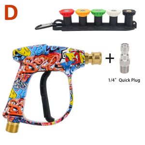 Pressure Washer Water G-un for Car Cleaning Hose Connector For Karcher Nilfisk Parkside Bosch Quick Connector Nozzles