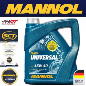 MANNOL Universal 15W40 MN7405 (4L) MADE IN GERMANY - Passenger Car Lubricant Product
