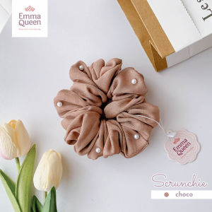 EmmaQueen - Cepol Hijab Scrunchie Kunciran Ikat Rambut Wanita Mix Variasi Mutiara Cantik