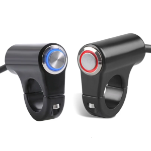 7/8 Handlebar On/Off Switch for Motorcycle Dirt Bike ATV LED Headlight Light Bar Driving Running Brake Lights