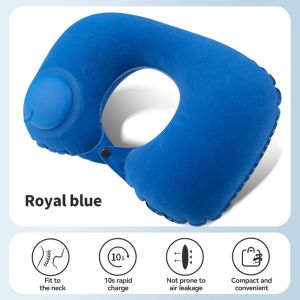 【COD】Inflatable Neck Pillow – Lightweight & Portable for Travel Camping & Office