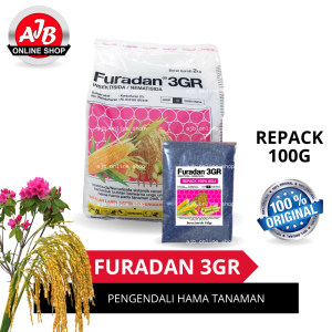 FURADAN 3GR INSEKTISIDA PENGENDALI HAMA TANAMAN Insektisida Nematisida Pembasmi Hama Dalam Tanah REPACK 100 GRAM
