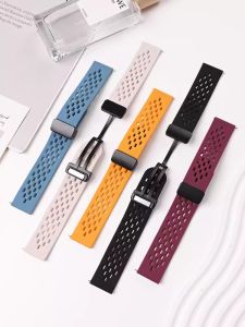 Magnetic Folding Buckle Band For Garmin Forerunner 170 Silicone Strap For Garmin Forerunner170 Replacement Bracelet Watchband