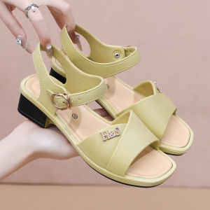 Free Shipping WomenS Anti-Slip Sandals For Middle-Aged And Elderly Women Summer 2026 New Style Wedge Heel Thick Sole Comfortable Soft-Soled Sandals WomenS Shoes