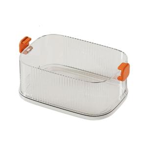 Space Saving Stackable Kitchen Storage Container Airtights Seal Clear Jars for Spice Grains Storage