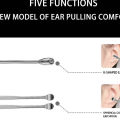 Ear Cleansing Tool Kit Spring Ear-Wax  Picks Curette with Storage Box and Cleaning Brush for Adults and Kids ( 6 in1Set). 
