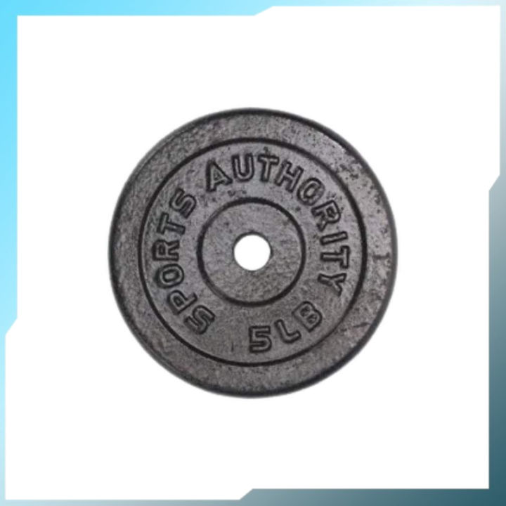 Dumbbells Barbells Plates ( 5 LBS. ) SPORTS AUTHORITY Lazada PH