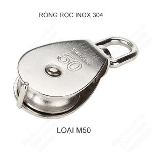 Ròng rọc (Puly) đơn bằng inox 304 không gỉ tải trọng đến 400 kg