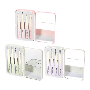 Tweezers SetHighs Precisions Stainless Steel Eyebrow Tweezers for Facials HairInward Growing Hair Splinter Remover Set