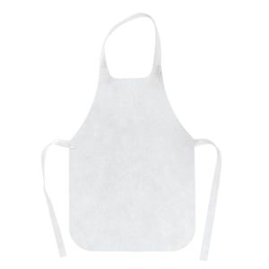 NOBLELUX 10Pcs Non Woven Disposable Aprons Household Cleaning Anti-fouling Disposable Bib  Solid Color Restaurant Barbecue Apron Restaurant Home Supplies