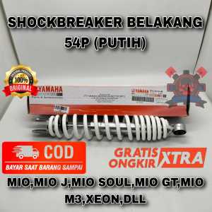 SHOCKBREAKER BELAKANG YAMAHA 54P (PUTIH) BUAT MOTOR YAMAHA MIO | MIO J |DLL ASLI ORIGINAL YAMAHA YGP