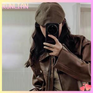 [KUNLIAN] American Street Retro Spicy Girl British Beret Fashion Duck Tongue Hat