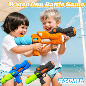 460ML Double Nozzle Water Gun for Kids Summer Beach Pool Toy High Capacity Outdoor Water Blaster
