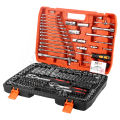InnTech King Tools เครื่องมือช่าง ประแจ ชุดบล็อก 216 ชิ้น (ชุดใหญ่) ขนาด 1/4 นิ้ว 3/8 นิ้ว 1/2 นิ้ว ชุดเครื่องมือ ชุดประแจ ลูกบล็อก บล็อก ไขควง KING TOOLS SERIES ผลิตจากเหล็ก CR-V แท้ รุ่น WKT-216PCS. 