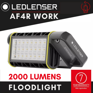 AF4R WORK LEDLENSER RECHARGEABLE AREA FLOODLIGHT 2000 Lumens (Worklight Magnetic base)